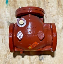 Kennedy 4” Check Valve Fig. 1126A, Rubber Faced Disc