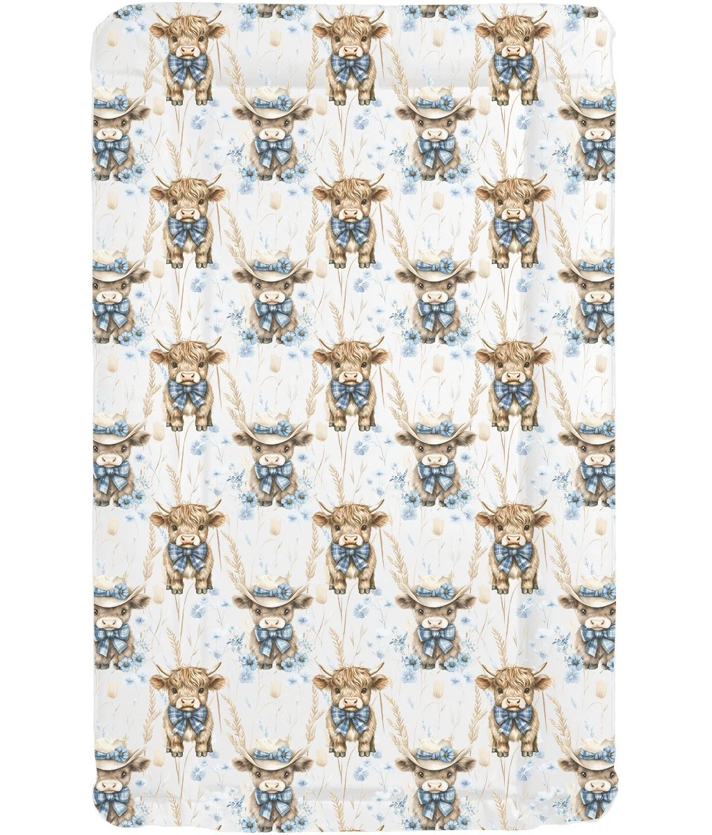 Plaid Blue Highland Cow Changing Mat – Country Charm for Your Nursery
Opens in a new window or tab