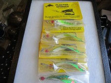 Lot of  45  FISH-N-MISH Flutter spinner, spinning spoon, Muskegon MI. NIP