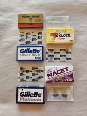 5 Count DE Blade Gillette Sample Pack (Russia)