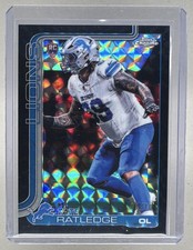 Tate Ratledge 2025 Topps Chrome #383 Black Geometric Refractor Rookie RC /10