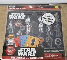 Star Wars The Force Awakens Sticker Sheet Kylo Ren Captain Phasma 22 Stickers