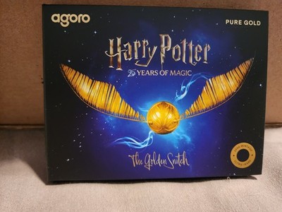 2026 Agoro Harry Potter 25 Years of Magic Golden Snitch .1g Gram