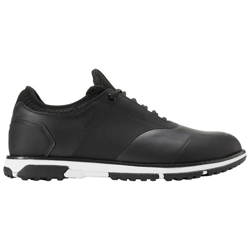 Zapatos de golf Stuburt para hombre PCT clásicos impermeables sin clavos de cuero ligero - Imagen 2 de 19