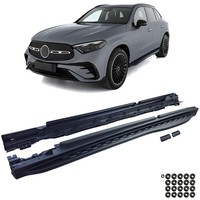 Alu Trittbretter OE Style Black Edition Passt FüR Mercedes GLC X254 C254 Coupe