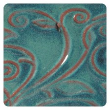 AMACO Opalescent O-26 Turquoise Glaze 16 Fl Oz (Pack of 1),
