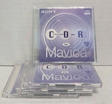 Lot of 4 Sony Mavica Mini CDR CD-R Recordable Disc Digital Camera 156mb