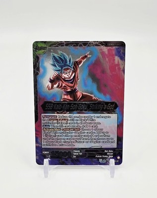 SSB Kaio-Ken Son Goku, Striking A God Foil Dragon Ball Fearsome