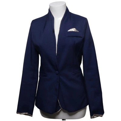 DIV High Fashion, Blazer, Größe: S, Kivanc HIGH FASHION, Blau/Beige #eTt