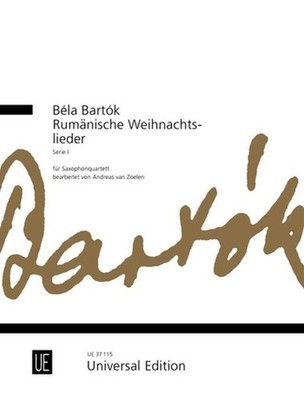 Rumänische Weihnachtslieder Partitur und Stimmen Saxophonquartett (SATB) (leicht) Bartók