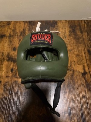 Shuder Boxing Nose Bar/Gaurd Headgear All Leather