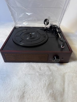 Vinyl Retro Record Player Turntable Built-in Bluetooth Receiver & 2 Speakers....