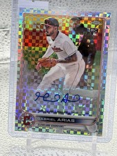 2022 Topps Chrome Update Series - Autographs Gabriel Arias  X-Fractor /125 *Read