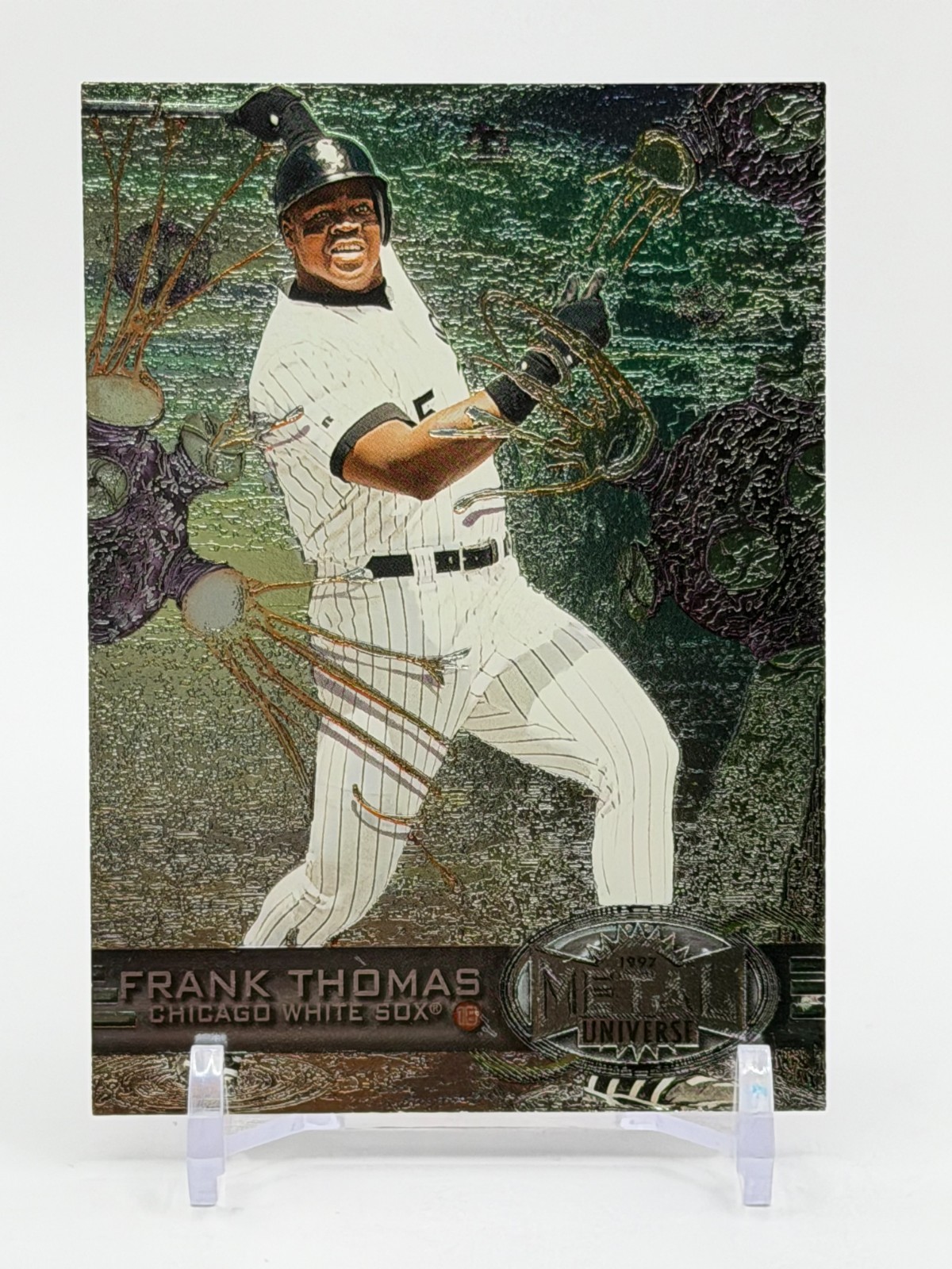 Frank Thomas -Chicago White Sox - 1997 Fleer Metal Universe - # 61