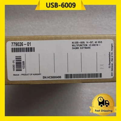 Neue National Instruments USB-6009 Datenerfassungskarte, NI DAQ, Multifunktion - Bild 1 von 2