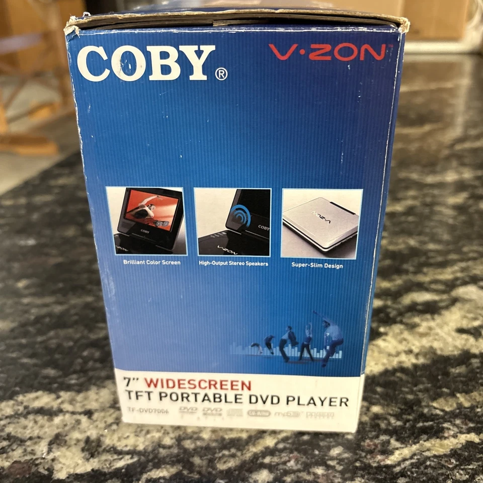 Coby TF-DVD7006 Portable DVD Player (7") - NEW Never Used - Image 3 of 3