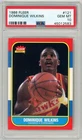 1986 Fleer #121 Dominique Wilkins PSA 10  |  Set Break