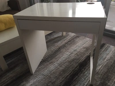Sleek Modern White Study Desk Still In Great Condition Other Sleek Modern White Study Desk Still