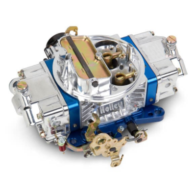 Holley 650 CFM Ultra Double Pumper Carburetor Electric Choke Shiny
