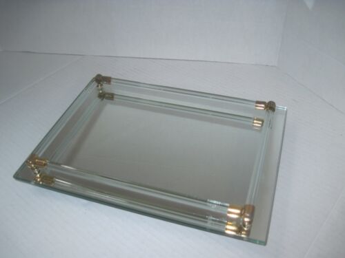 Bandeja tocador de baño con espejo rectangular 11x8 pulgadas nueva - Imagen 2 de 14
