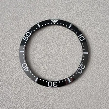 Bezel Insert Black SKX007 Ceramic / Sloped C3 Low PIP