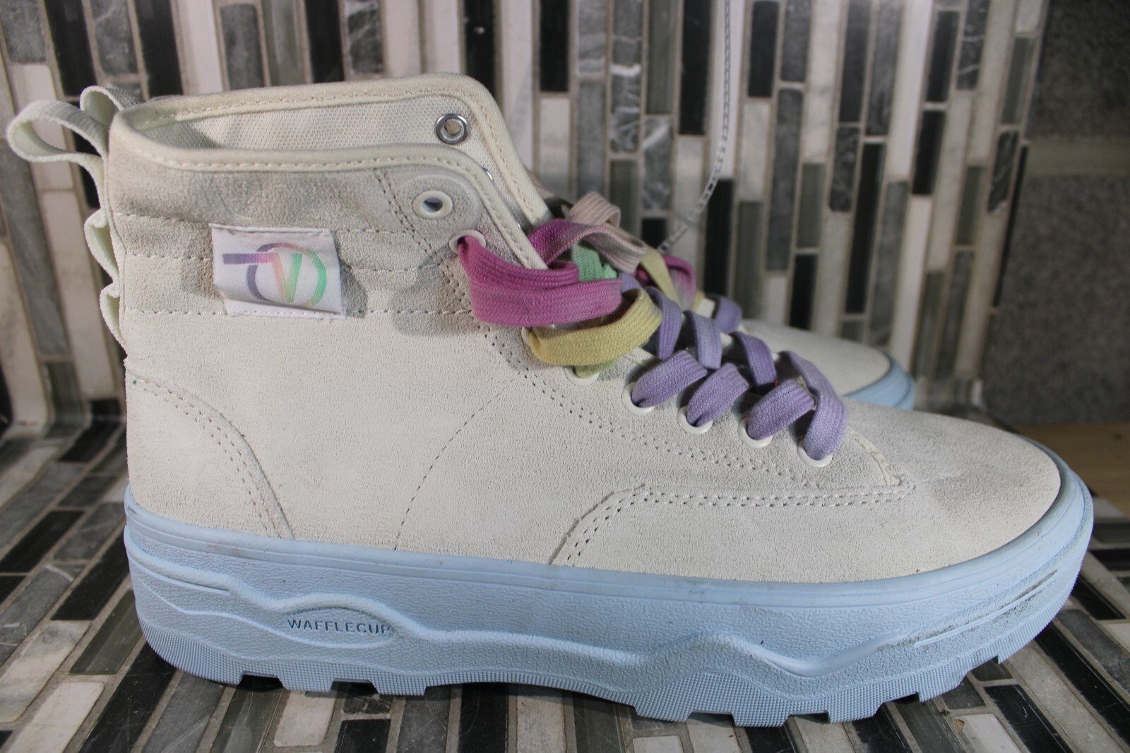 Size 9.5 - VANS Sentry Sk8-Hi WC High Beige W