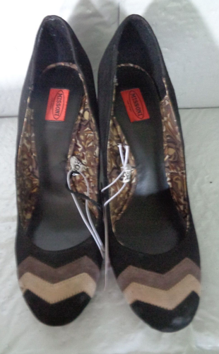 New - Missoni for Target - Suede Pump - Barkwood Zig-Zag Shoes - Size 7.5 - Picture 4 of 4