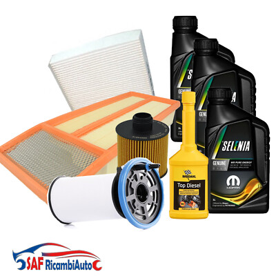 KIT TAGLIANDO 4 FILTRI 4L OLIO SELENIA WR 5W-40 FIAT PANDA/500 1.3 MULTIJET 55KW/51KW - Foto 7