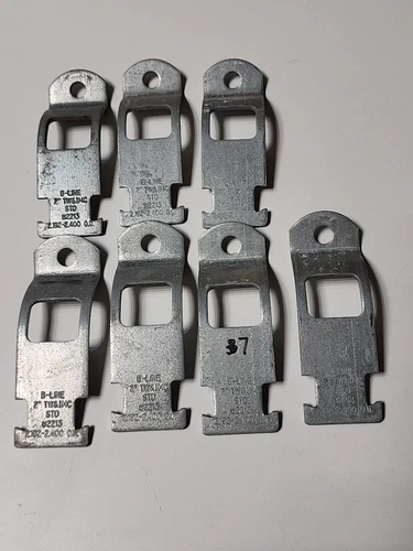 Lot of 7 Power Strut Clamp B-Line 2" TW&IMC STD b2213 2.192-2.400 O.D [1RE5]