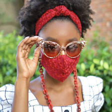 Lele Sadoughi Non-Medical 3-Pieces Breathable Whashable Face Protective , Multi