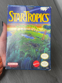 StarTropics Nintendo Nes Game with Box & Manual - Authentic