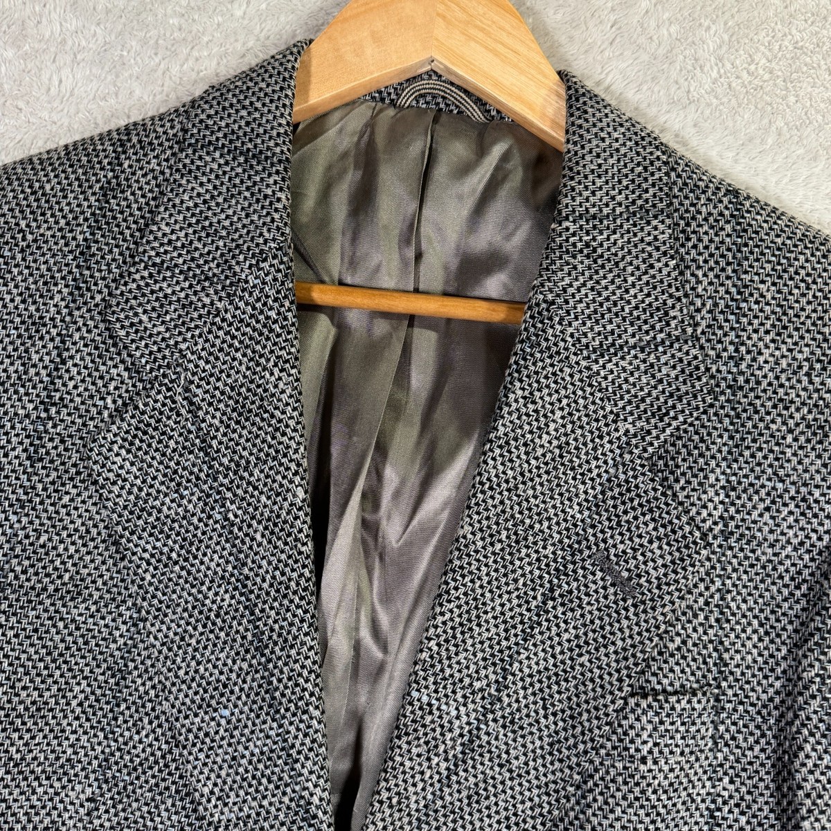 VINTAGE Christian Dior Monsieur Blazer Jacket Mens 40L Gray