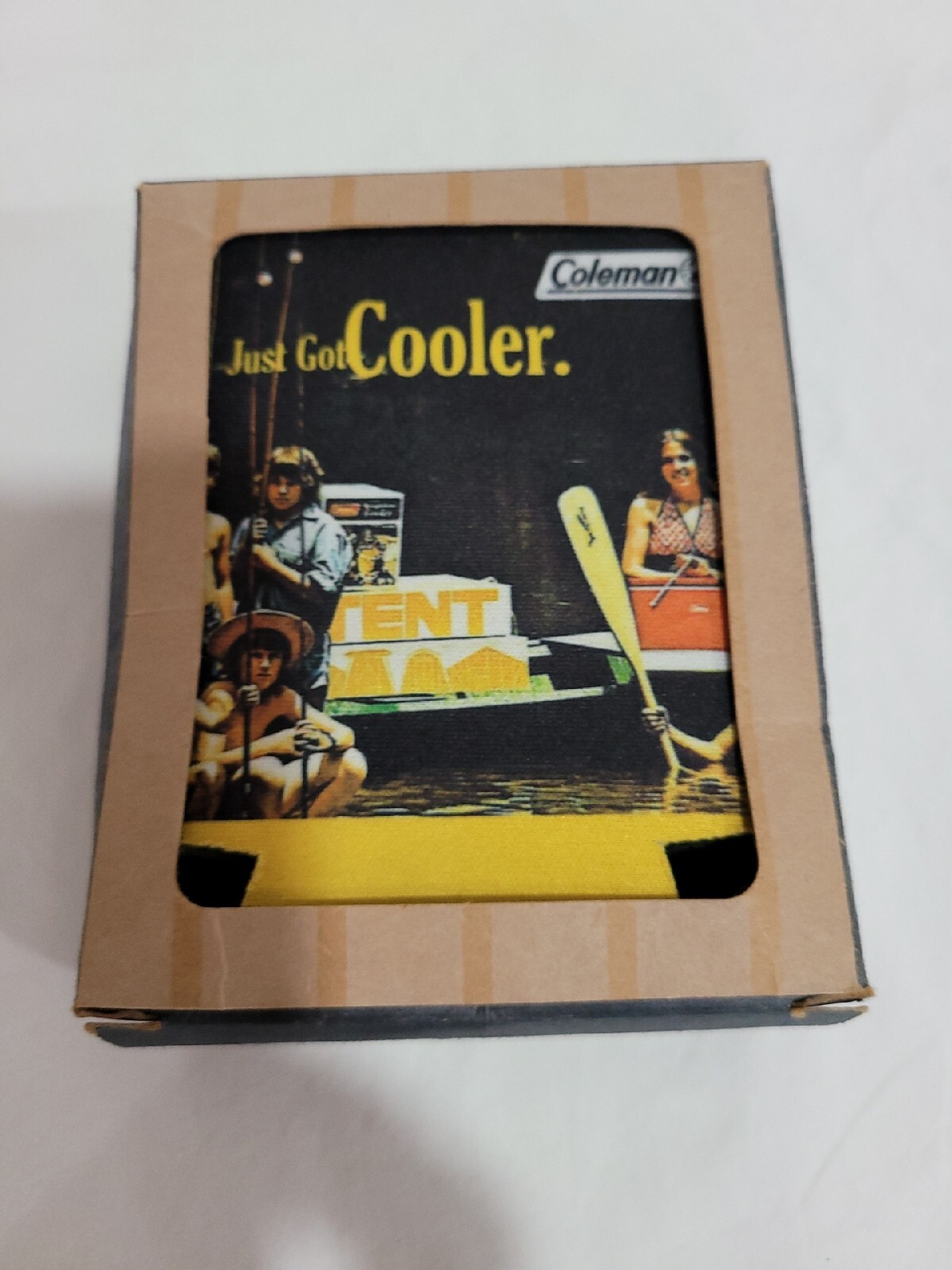 Coleman Koozie Insulated Can Bottle Neoprene Retro Set of 4 New eBay