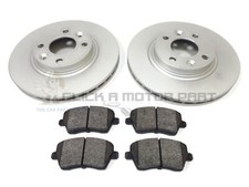 RENAULT CLIO MK4 2012-2015 JUEGO DE 2 DISCOS DE FRENO DELANTEROS Y PASTILLAS (TIPO DE PASTILLA DE VERIFICACIÓN)