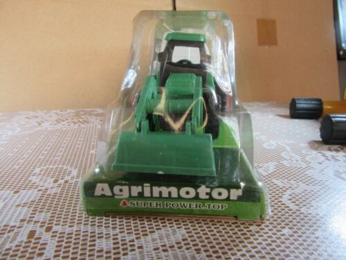 New Ray Tractor Friction + Tank Agrimotor Toy Plastic New + Box - Picture 2 of 9