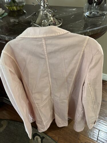 CHICO’S NWOT BLUSH JKT BUTTON FRONT LTWT SZ 3 - Picture 3 of 3