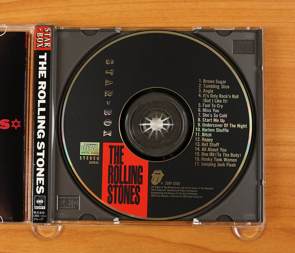 The Rolling Stones - Star Box CD (Japan 1989 CBS/Sony) 25DP The Rolling Stones - Star Box CD (Japan 1989 CBS/Sony) 25DP