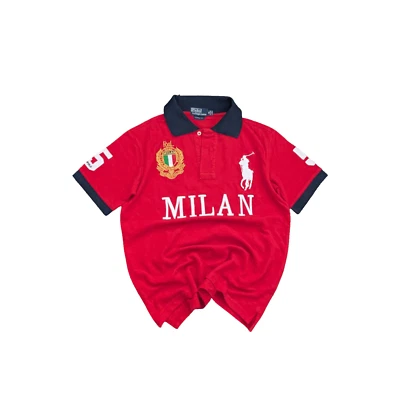 Polo Ralph Lauren Milan Italia Vintage Big Pony Men's size M classic fit Polo - Imagen 1 de 4