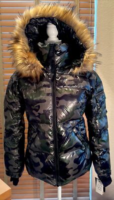 Camo S13 Coat NWT S13 New York Kylie Camo Down Removable Fur Hood