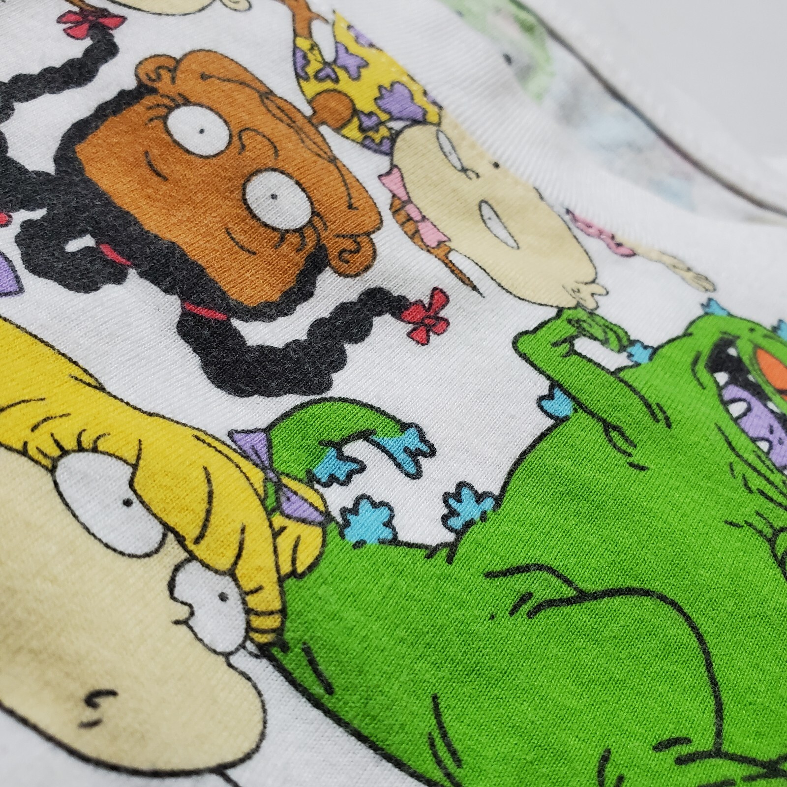 Nickelodeon Rugrats White Short Sleeve Wide Cropped T… - Gem