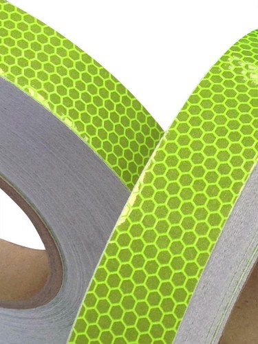 Reflektorband Hochsichtbar Limette Reflektierend Sicherheit 50mm x 2,5m - Bild 2 von 2