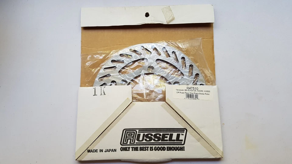ROTOR FRENO TRASERO RUSSELL R47510 KAWASAKI KX125 KDX200 KX250 KX500 NUEVO Foto 3 de 4