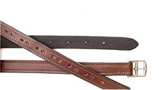 Staffili inestensibil in cuoio con nylon non stretch stirrup leathers