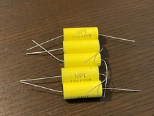 Qty 5 New 1.5 uf 630v Yellow Film Capacitors Guitar Tube Amp Tone Caps 155K