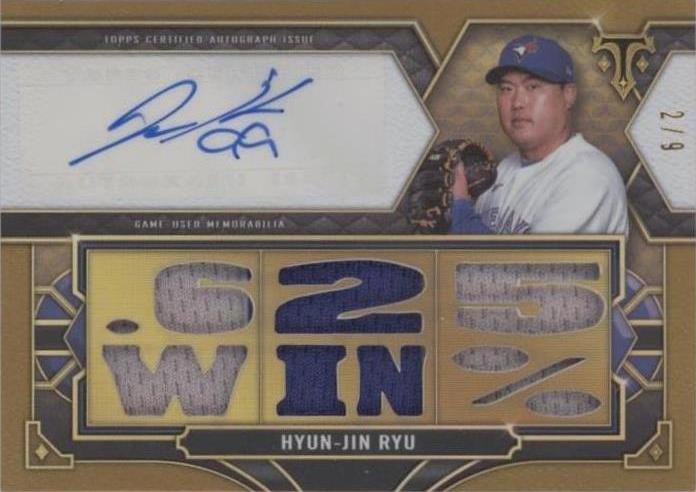 2022 Topps Triple Threads - Triple Threads Autograph Relics