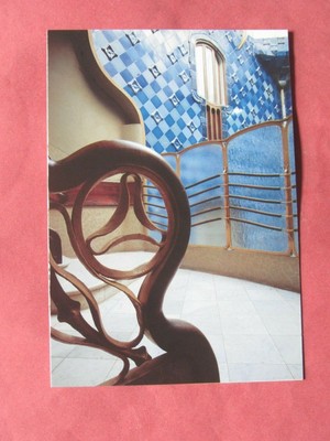 Antoni Gaudi Farbpostkarte Barcelona Modernism Modernismo Casa Batllo