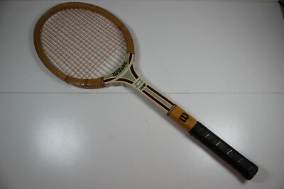 Raquette De Tennis Vintage Wilson Professional Champ - Modèle Ancien Bois