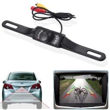 7 LED CMOS Car Rear View Backup Camera Parking Reverse Back HD Vision Waterproof
