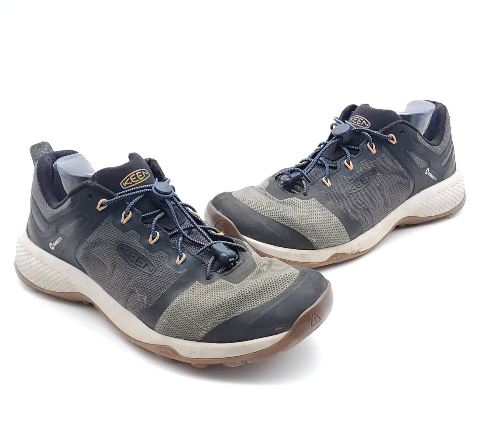 Scarpe da trekking sportive KEEN Explore Vent da uomo verdi stringate taglia US 10