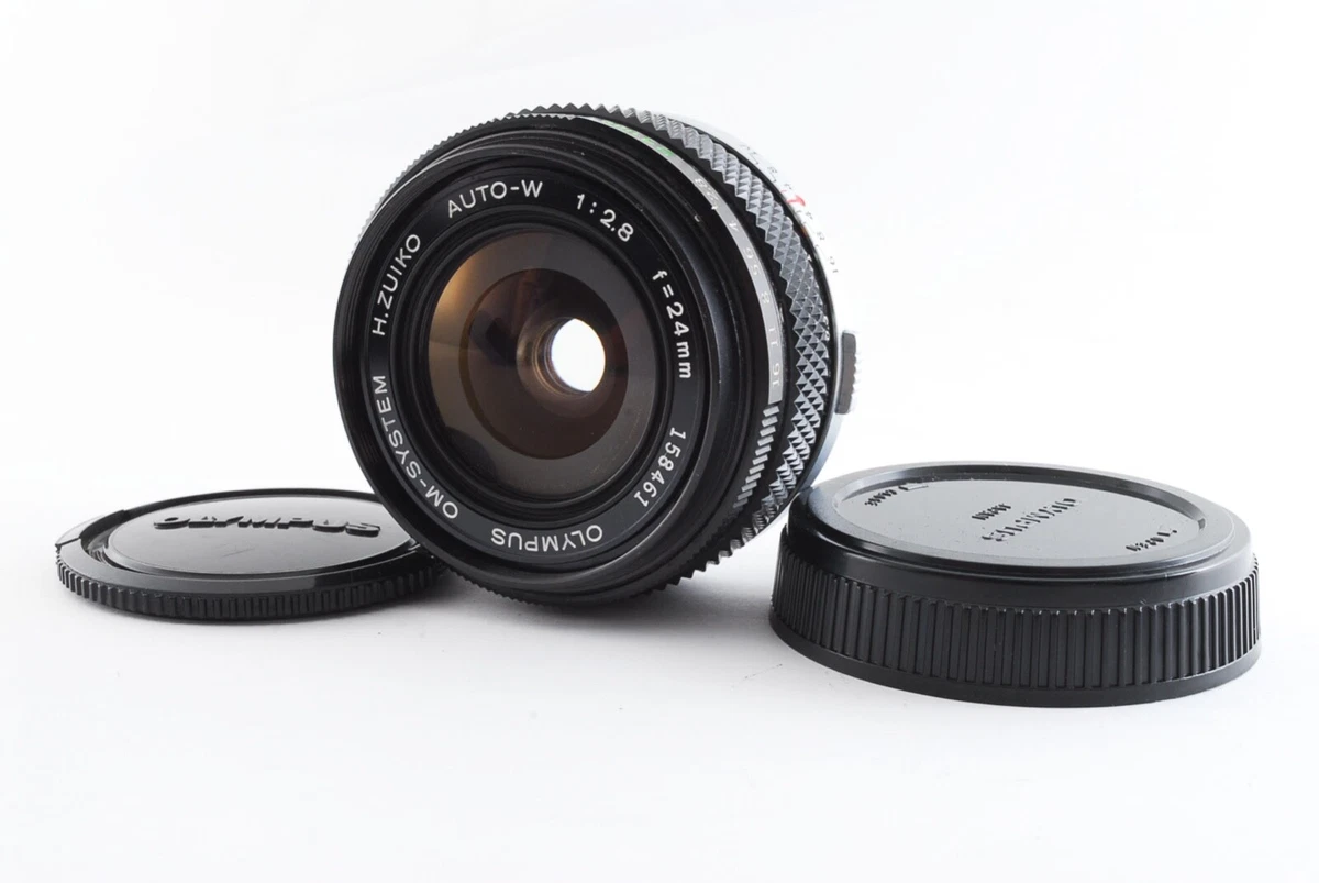 As Is OLYMPUS OM-System H.Zuiko Auto-W 24mm f/2.8 Wide Angle MF Lens From JAPAN